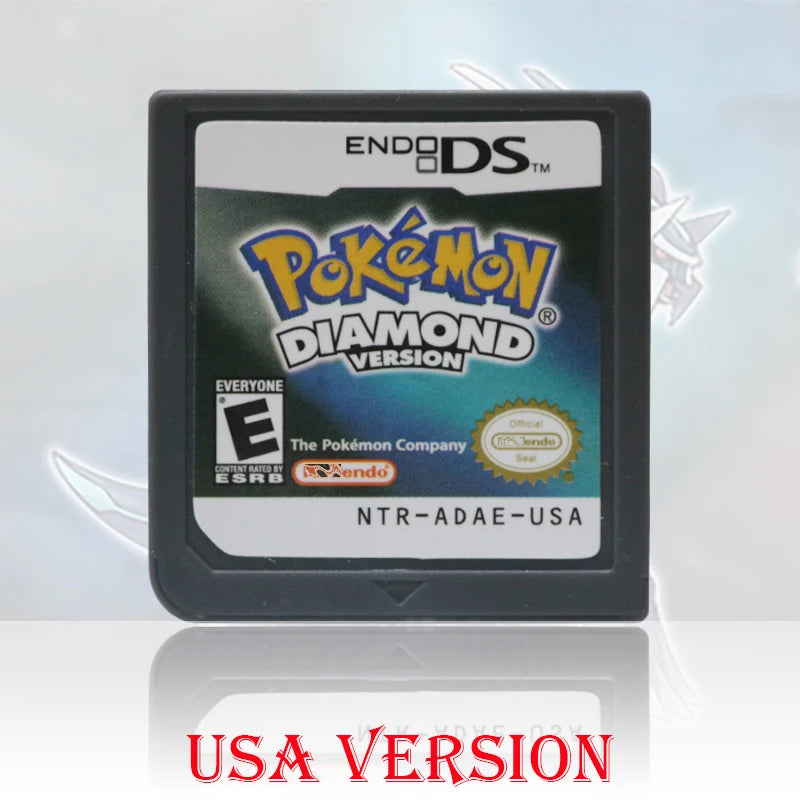 NOE/ESP/ITA/FRA/USA/EUR/AUS Version Pokemon HeartGold SoulSilver Platinum Diamond PearlVideo Game Card For DS 2DS 3DS Console