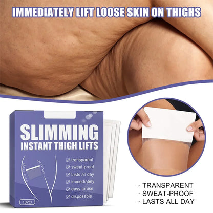 Leg & Buttock Lifting Invisible Thin Leg Stickers Firming Skin Tightening Tape Leg Hip Lifting Patch Thin Inner Sticker