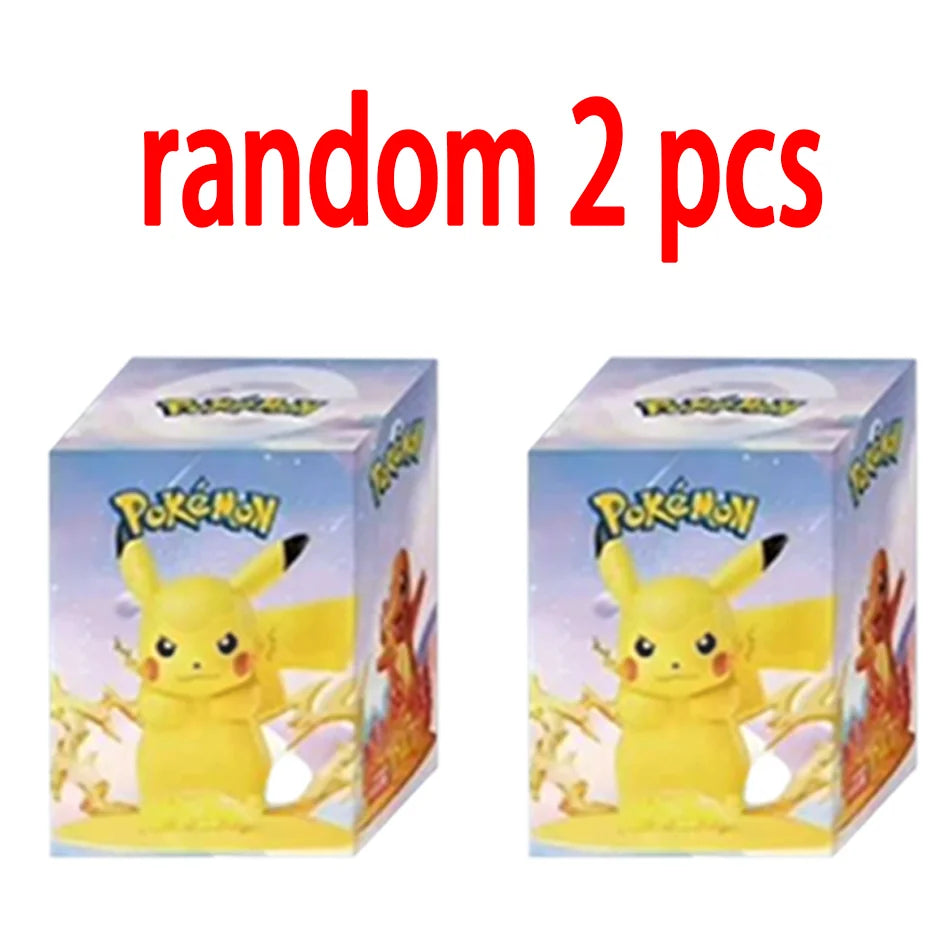 12 Pokémon Action Dolls Pikachu Blind Box Anime Models Desktop Decorations Pokémon Toys Children's Birthday Gifts
