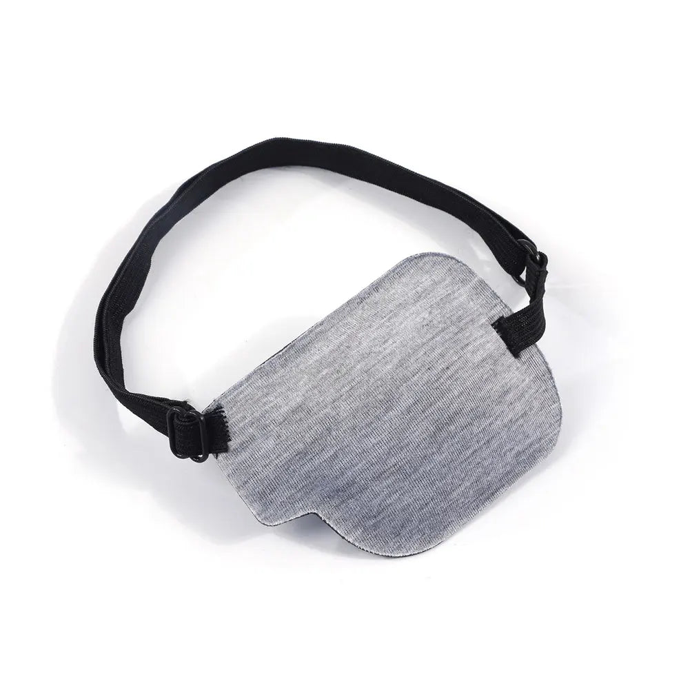 1PCS Black Single Eye Patch Adjustable 3D Foam Groove Eyeshades For Lazy Eyes Medical Use Concave Eye Patch