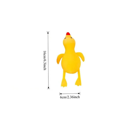 Soft Duck Squishy Stress Relief Toy Cute Animal Stretch Anti Stress Squeeze Vent Decompression Gift for Adults Children
