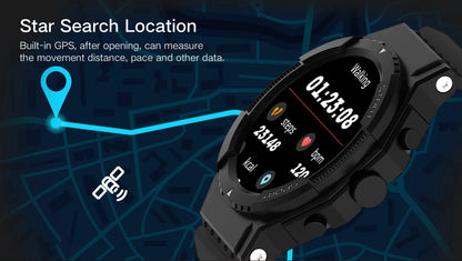 LIGE 2026 Outdoor GPS Sports Tracker Smart Watch Men 1.28"HD Compass Bluetooth Call Waterproof Smartwatch Men For Android IOS