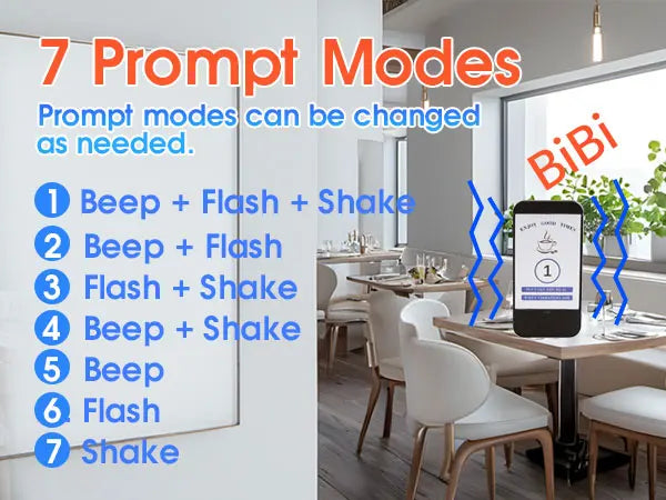 Wireless Restaurant Pager System Guest Customer Calling 16 Beepers Pager Buzzer For Restaurant Food Court Cafe Beach Bar