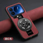Case For Xiaomi 17 Pro Max 360 Rotating Magnetic Holder Luxury Silicone Sheepskin Leather Back  For Mi17 Xiaomi 17Pro Max Cover