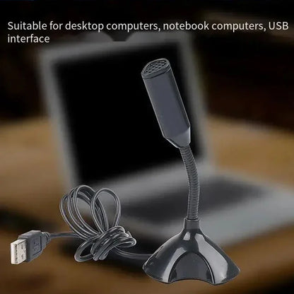USB Microphone For Laptop And Computers Adjustable Studio Singing Gaming Streaming Mikrofon Stand Mic With Holder Desktop