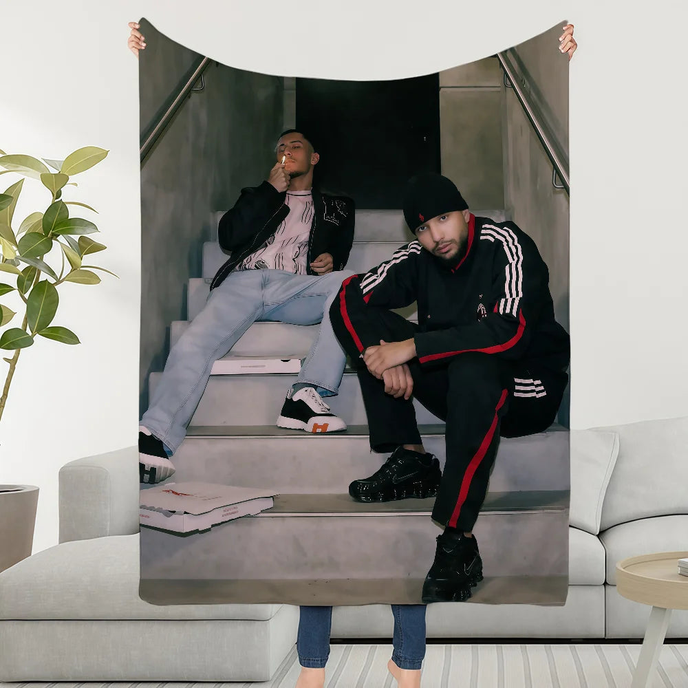 Blanket PASA Throw A-Aymo Super Cosy Plush Living QUE Room Sofa Couch Childish Birthday Gifts