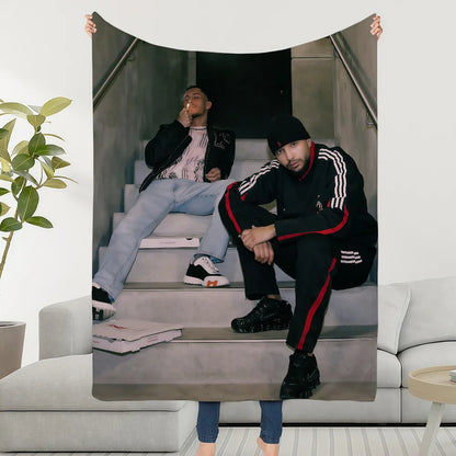 Blanket PASA Throw A-Aymo Super Cosy Plush Living QUE Room Sofa Couch Childish Birthday Gifts