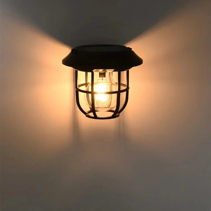 3IN1 Outdoor Solar Camping Wall Lamps Lawn Lamps Floor Lamp LED Induction Lamps Garden Landscape Lamps Decorative Tungsten Lamp