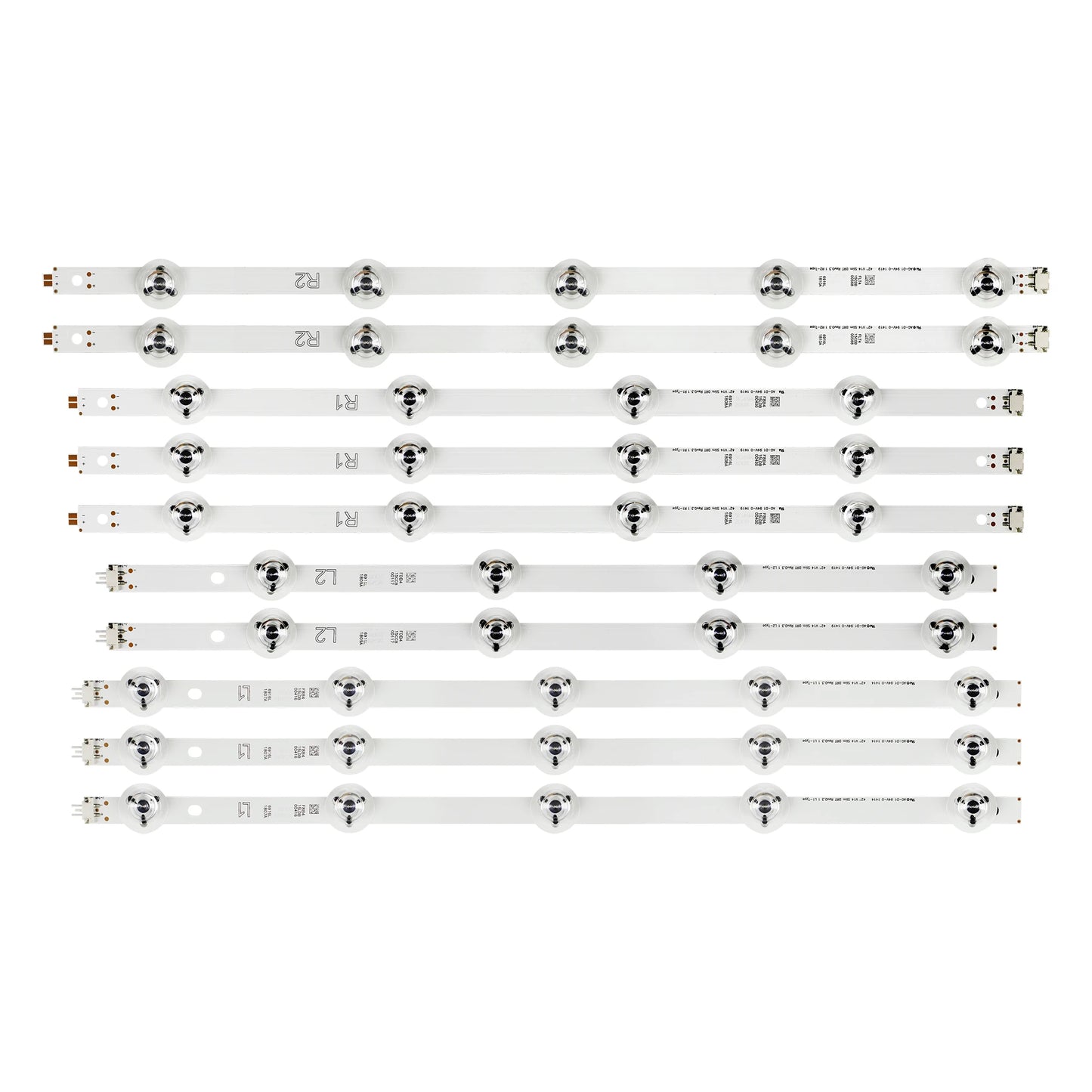 (New Kit)10 PCS LED strip for PANASONIC TX-42AS750E TX-42AS740B TX-42AS650E 6916L-1807A 6916L-1808A 6916L-1809A 6916L-1810A