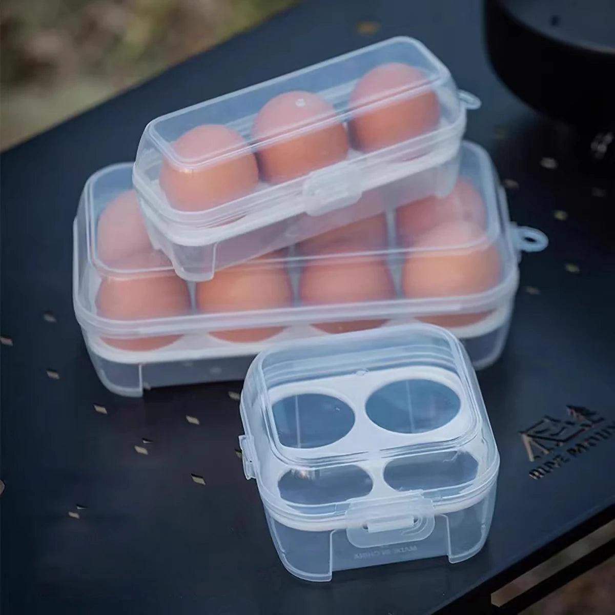 Outdoor Shockproof Egg Box Storage Box, Portable Camping Shatterproof Egg Tray, Home Plastic Protection Box, Travel Shatterproof
