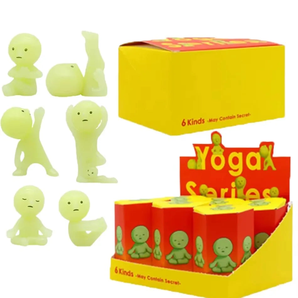 Gift A Multiple Series Noctilucent Green Doll Blind Mystery Box Action Figures Decoration Desktop Model Toy For Surprise