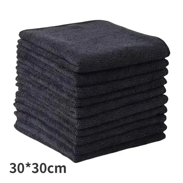 5Pcs Thicken Microfiber Cleaning Cloths Bicycle Car Kitchen Clean Towel Absorbent Soft Stain-removing Cloth Reusable Clean Tools