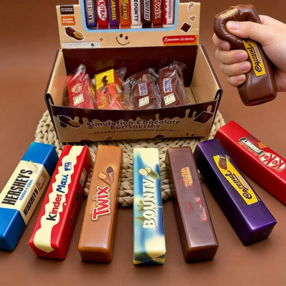 1/4/8PCS Simulation Chocolate Butter Sticks Squishy Toys Slow Rebound Soft Squeeze Toys Stress Relief Sensory Toys Party Favors