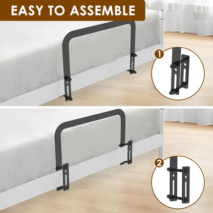 2/4Pcs Mattress Slide Stoppers Metal Non Slip Mattress Gripper Adjustable Mattress Retainer Bar Bracket for Home Metal Bed Frame