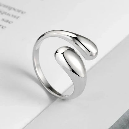 Stainless Steel Gold Color Rings for Women Men 2024 Colorfast Popular Party Personalized Exaggerated Charms Jewelry Gifts
