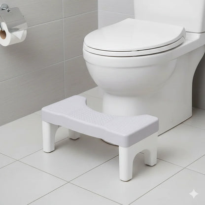 Bathroom Toilet Stool Thickened Squatting Potty Stool Footrest for Adults Kids Pregnant Women Home Toilet Aid Foot Step Stool