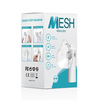 Medical Silent Mesh Nebulizer Handheld Asthma Inhaler Atomizer Children Health Care Mini Portable Nebulizer Humidifier