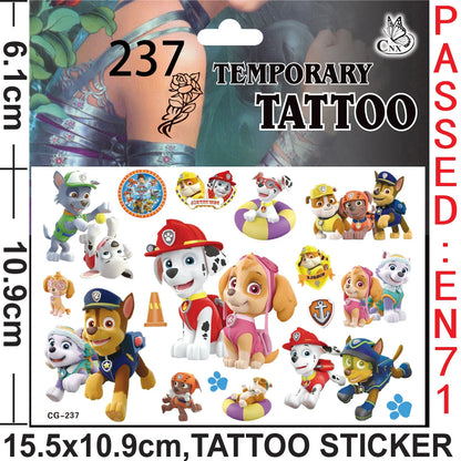 Paw Patrol Party Favors Slap Bracelet Stamps Keychains Gift Bag Stickers Birthday Party Decoration Christmas Stocking Fillers