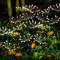 Solar LED Firework Lights Outdoor Dandelion Lamp Waterproof Swaying Starburst Light for Yard Patio Garden Christmas Decor 1-4PCS