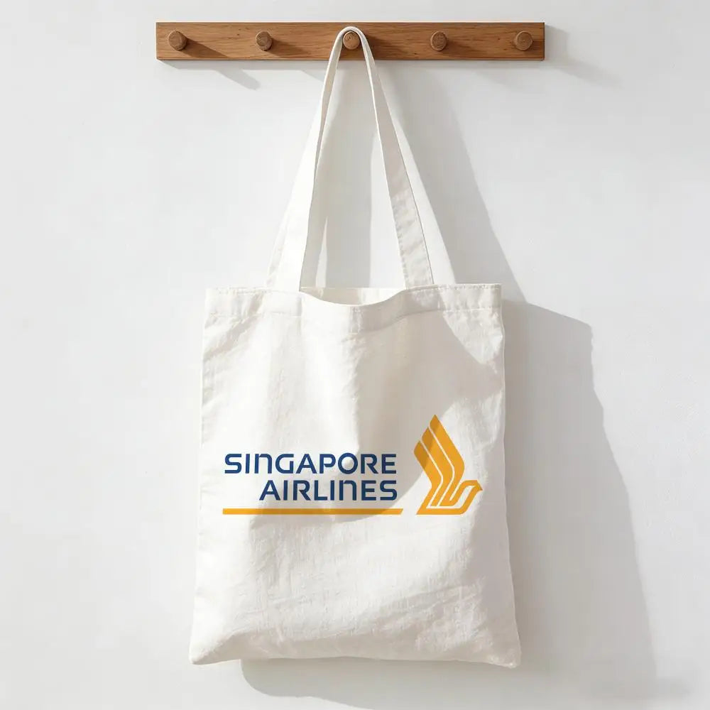 Singapore Airlines Storage Bags Handbag Women Casual Underarm Top Handle Bag Lady Shopping Travel Bags
