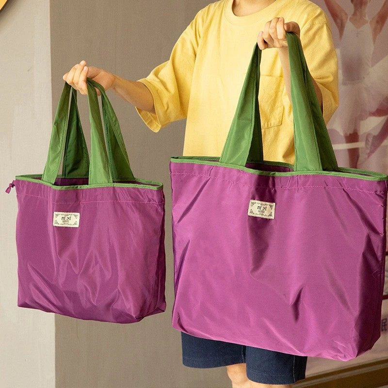 New Sale Foldable Shoulder Bag,Fashion Waterproof & Large Capacity Shopping Tote,Portable Storage Bag for Daily Use