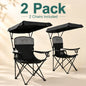 Camping Chair with Canopy, Beach Chair with Shade,Portable,Lightweight Oversized for All, Easy to Open and Close Without Install