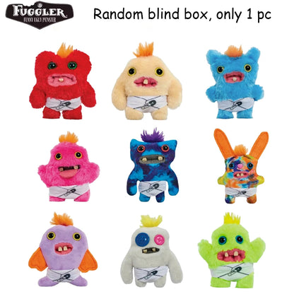 Baby Fugg Fuggler Monster Plush Doll  Original Rabid Rabbit Funny Ugly Hedge Grog Screech Wide-Eyed Teeth Monster With Box