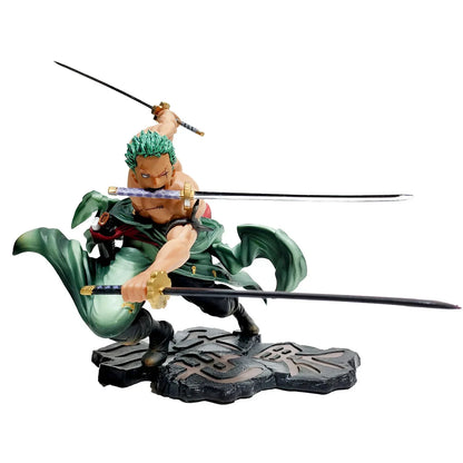 Anime Figure One Piece Luffy Roronoa Zoro Three-Blade Sa-Maximum Manga Statue PVC Action Collection Model Toys