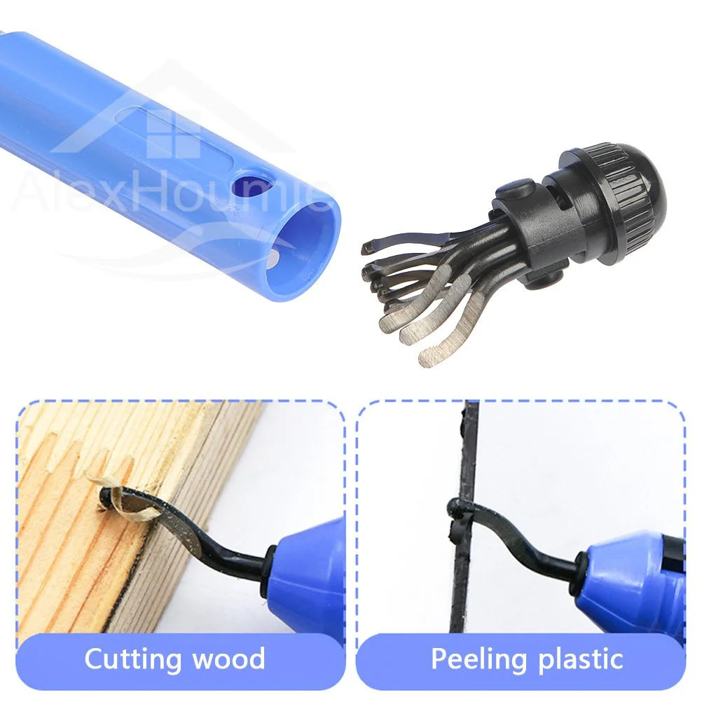 Hand Burr Trimming Knife BS1010 NB1100 Edge Scraper Pipe Trimmer HSS Plastic Metal Wood Deburring Tools Rough Edge Remover