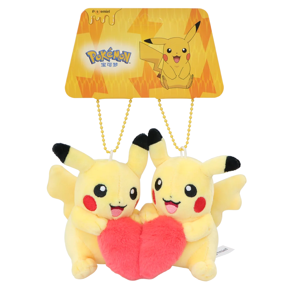 Pokemon Plush Keychain Anime Jigglypuff Gengar Sprigatito Urchin Mimikyu Sylveon Mew Umbreon Rowlet Stuffed Plushies Toys Gifts
