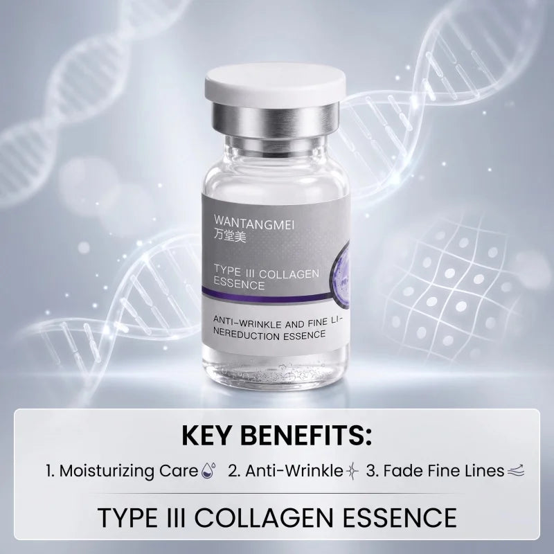 Wantangmei Copper Peptide Serum Anti-Aging Essence Deep Hydration Firming Wrinkle Repair Beauty Booster Collagen Peptide Powder