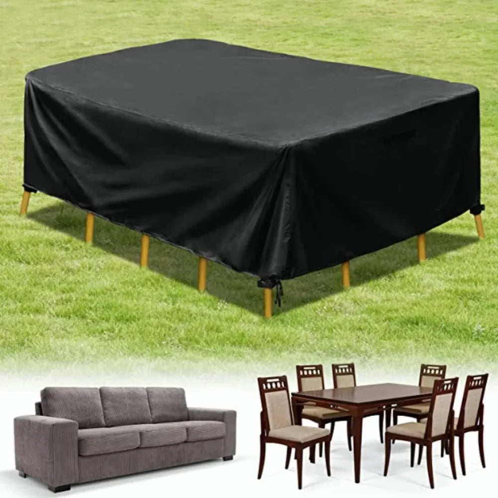 Universal, Full size Garden Furniture Cover Set - Chair Cover & Sofa Table Cover, UV Resistant & Waterproof