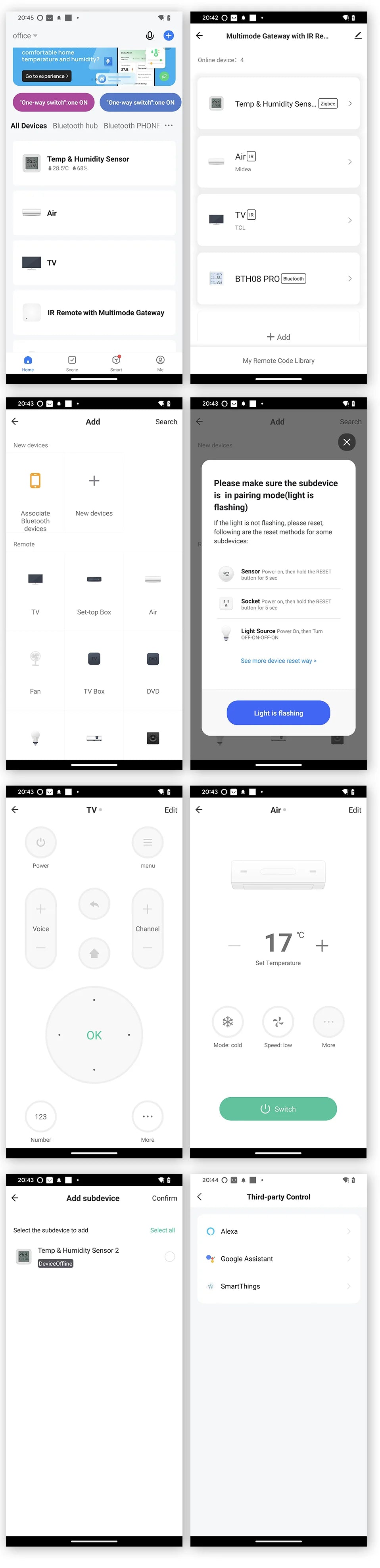 Tuya WiFi IR Remote Control With Multi-mode Gateway Zigbee Hub for Smart Home via APP Smart Life Work with Google Home Alexa