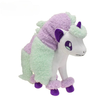 Anime 25cm Sitting Cuties Ponyta（Galarian Form） Soft Stuffed Doll Plush Toys Birthday  & Easter  Stuffer Gift for Kids
