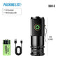 High Quality 3*SST20 LED Flashlight 18350 Super Bright Torch Rechargeable USB Light Waterproof with CAP CLIP for Hiking Camping