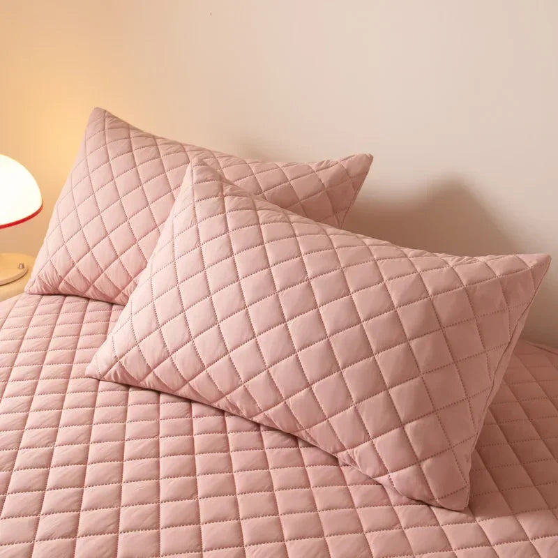 1 Pieces Waterproof Pillowcase Machine Washable Pillow Cover Bedroom Decor Suitable for With Children Just Pillowcase ,No Pillow
