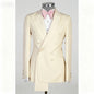 Rose Pink 2-Piece Men's Tuxedo with Spacious Lapel for Wedding Banquet Party Formal Men's Clothing Custom-Made Di