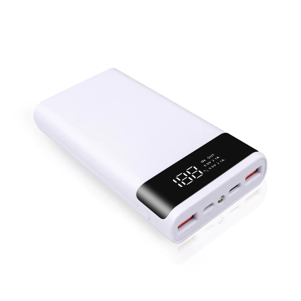 DIY 18650 Power Bank Case External 5V USB Type C Battery Charge Storage Box Shell Without Battery For iPhone Xiaomi Huawei