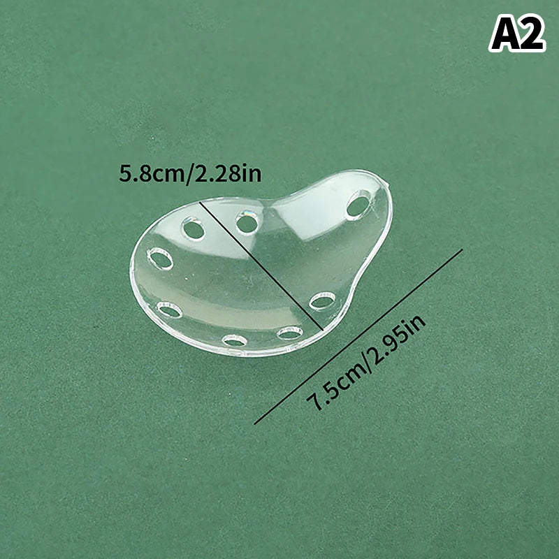 1Pcs Plastic Clear Plastic Eye Shield With 9 Holes Needed After Surgery Eye Care