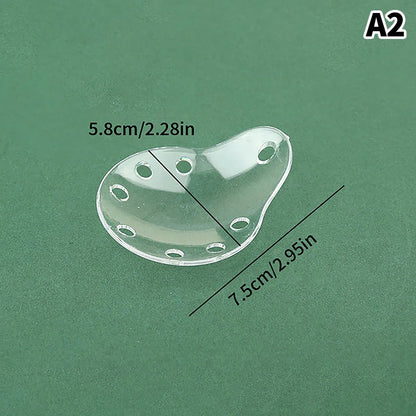 1Pcs Plastic Clear Plastic Eye Shield With 9 Holes Needed After Surgery Eye Care