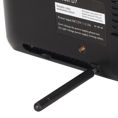 Portable LED Digital TV Portable Digital TV 7 Inch ATSC USB Storage Card TV Function Rechargeable 1080P LED Digital Television