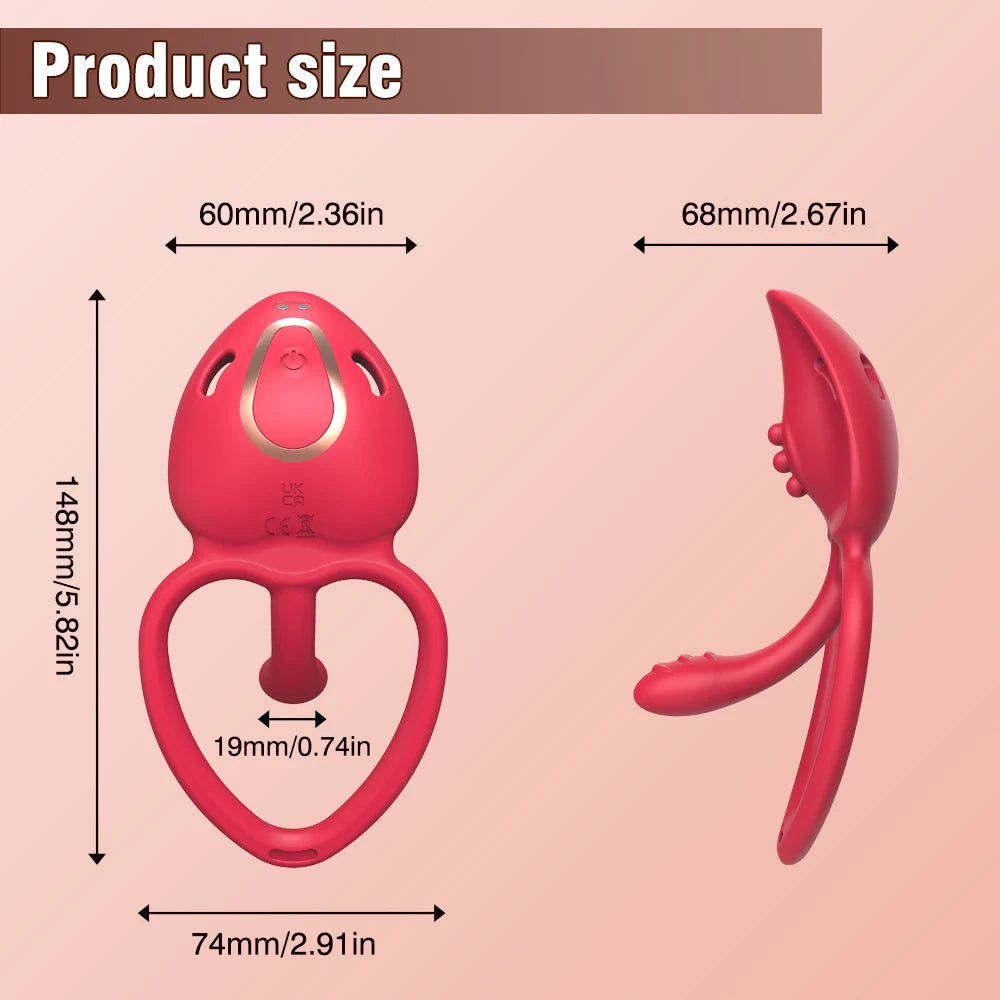 Wearable Panty Vibrator Female 10 Vibration with Wireless Control Vibrating Penis Ring Clitoral Stimulator Adult Sexy Toys