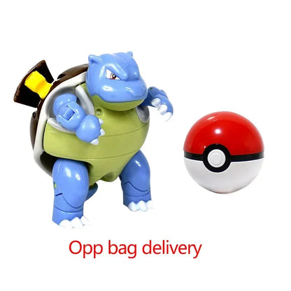 Pokemon Figure Pokeball Poke Ball Venusaur Charizard Gyarados Pikachu Mewtwo Gengar Blastoise Mew Eevee Box Elf for Kid Toy Gift