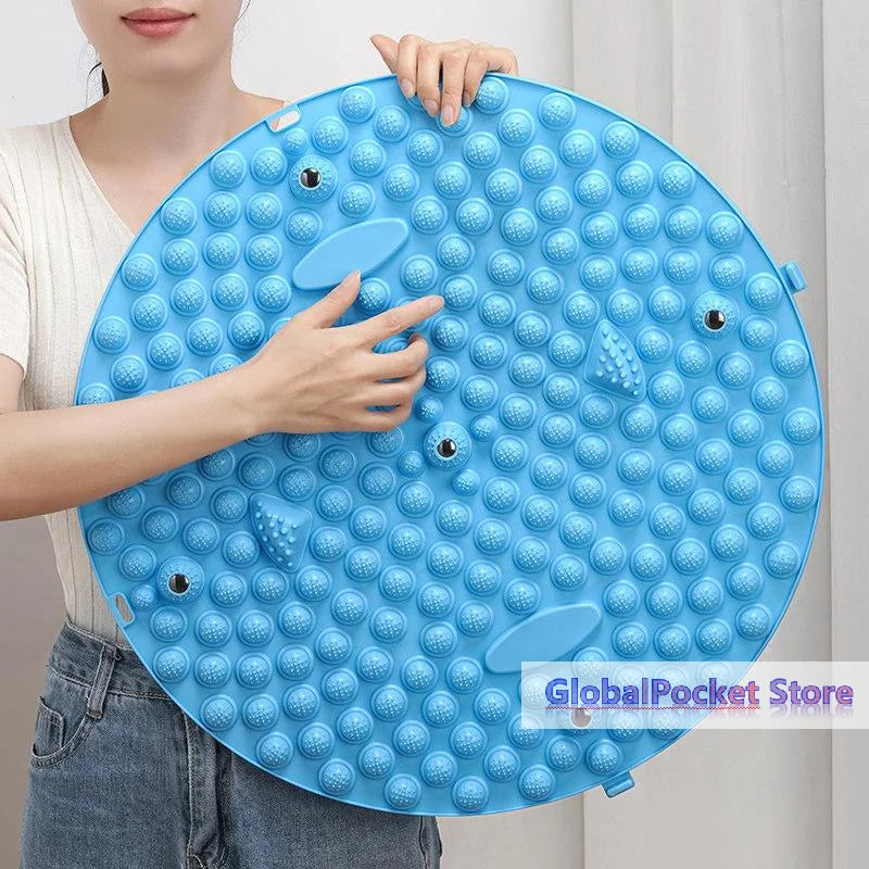 [TG823]Pressure Point Pads Board Foot Massage Acupressure Mat Foot Reflexology Walking Toe Plate Magnetic Acupressure Disc Care