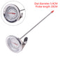 1PC Kitchen Tools Probe Thermometer Milk Coffee Food Meat Gauge Stainless Steel Cooking Temperature Meter