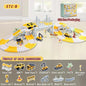 Kids Electric Track Toy Engineering Minin Car Set Puzzle Boy Toys Track Car Train Toys For Children Birthday Gifts