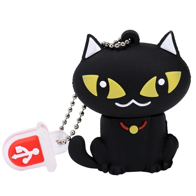 JASTER Uroczy Kreskówkowy Zwierzęcy Pendrive USB 64 GB Pingwin Kot Pamięć USB 32 GB Sowa Dinozaur Pendrive 16 GB Pszczoła Lis Pendrive 8 GB
