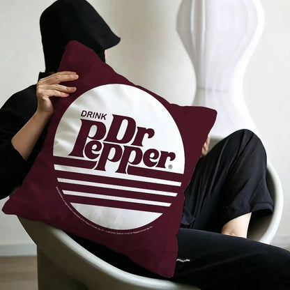 classic beverage brand Dr Pepper Pillow Anime Pillow Sofa Bed Head Pillow Cover Cushion Cover 45x45 cm Fashion