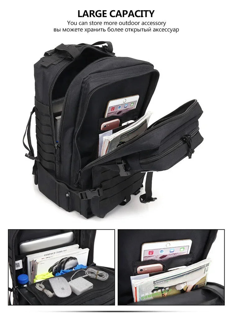 30/50L Tactical Backpacks For Man Hking Outdoor Survival  Bags 3P Assault Pack EDC Molle Pack For Trekking Hunting Bag
