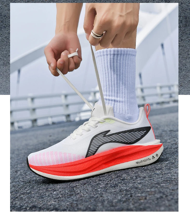 2026 New Men/women Carbon Plate Mesh Casual Sports Shoes, Breathable, Lightweight, Shock-Absorbing Running Sneakers